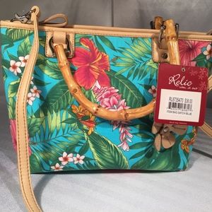 Relic Hawaiian floral pattern handbag/purse NWT